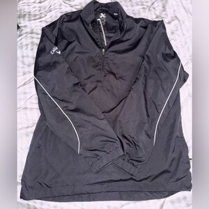 Callaway Black Windbreaker Golf Jacket.     Size 2XL